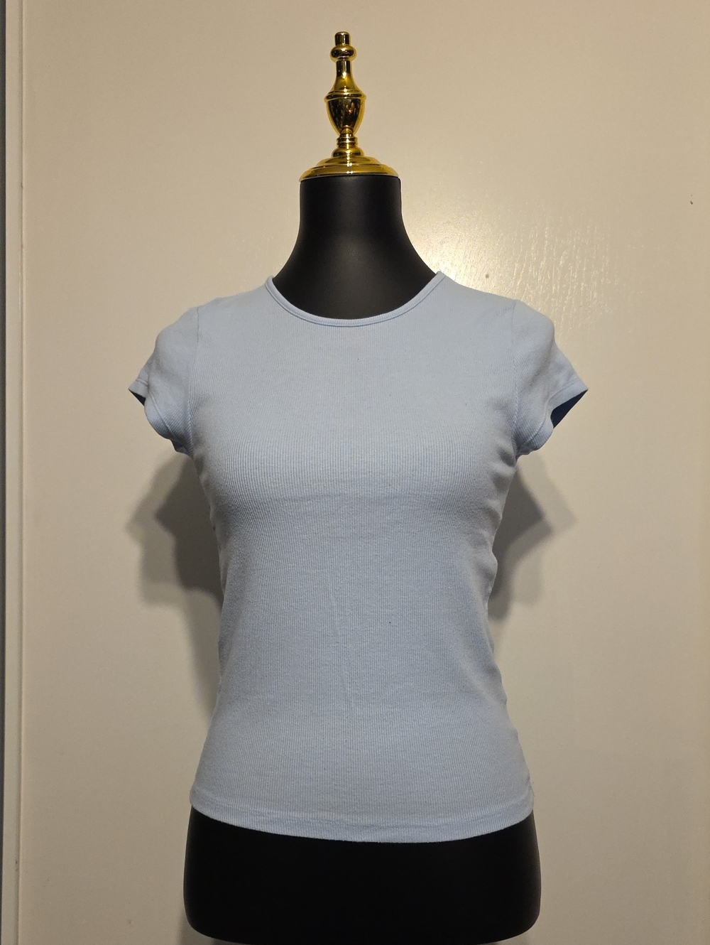 American Eagle Outfitters Light Blue Short Sleeve Crewneck Tee